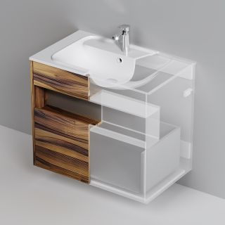 Тумба под раковину Am.Pm Func 80 M8FFUX0801OF подвесная Дуб крафт